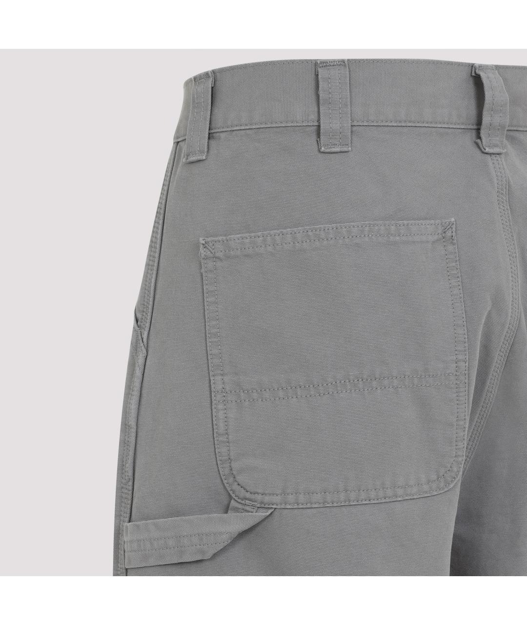 CARHARTT WIP Серые хлопковые прямые джинсы, фото 5