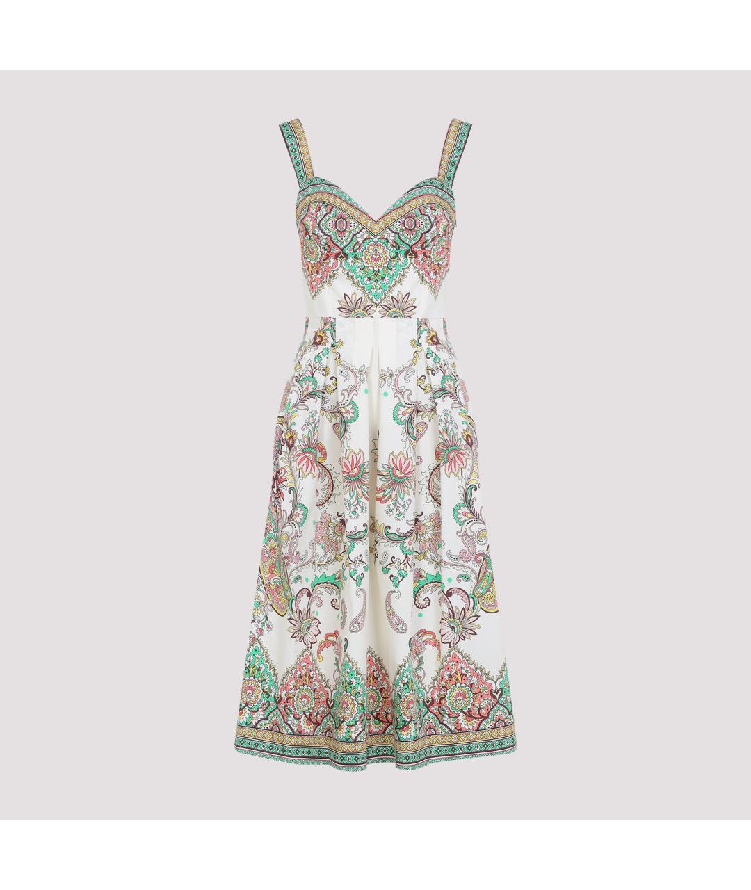ETRO Мульти хлопковое платье, фото 3