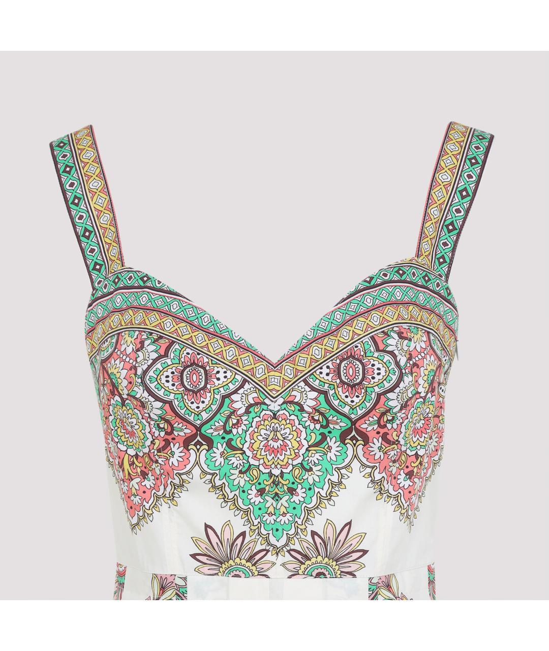 ETRO Мульти хлопковое платье, фото 5