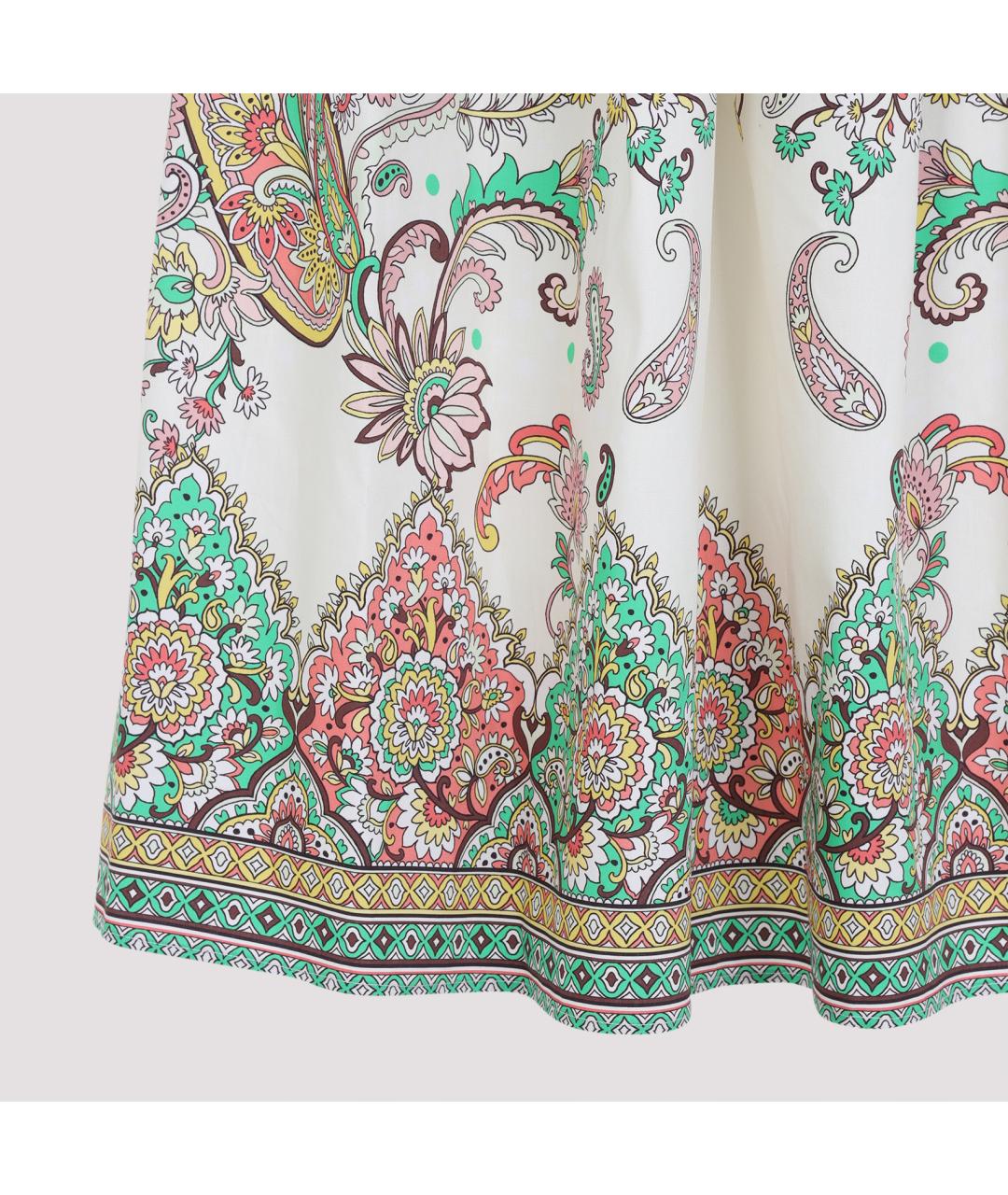 ETRO Мульти хлопковое платье, фото 6