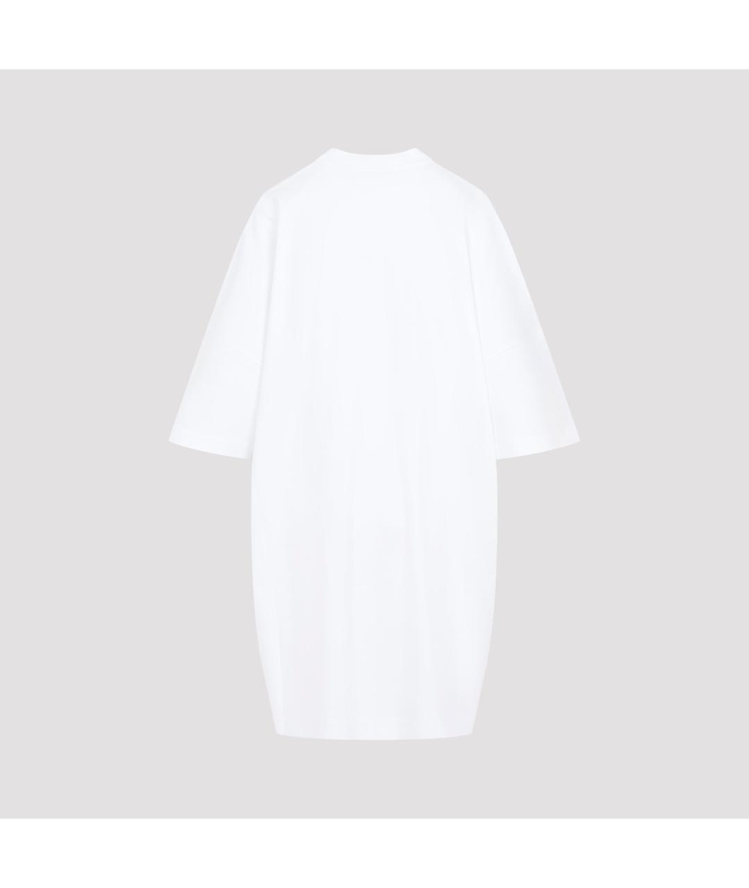 MOSCHINO Белое хлопковое платье, фото 4