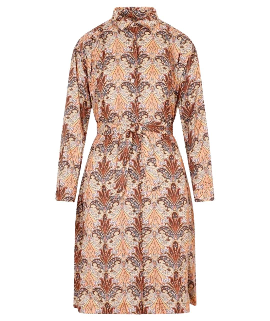 ETRO Мульти шерстяное повседневное платье, фото 1