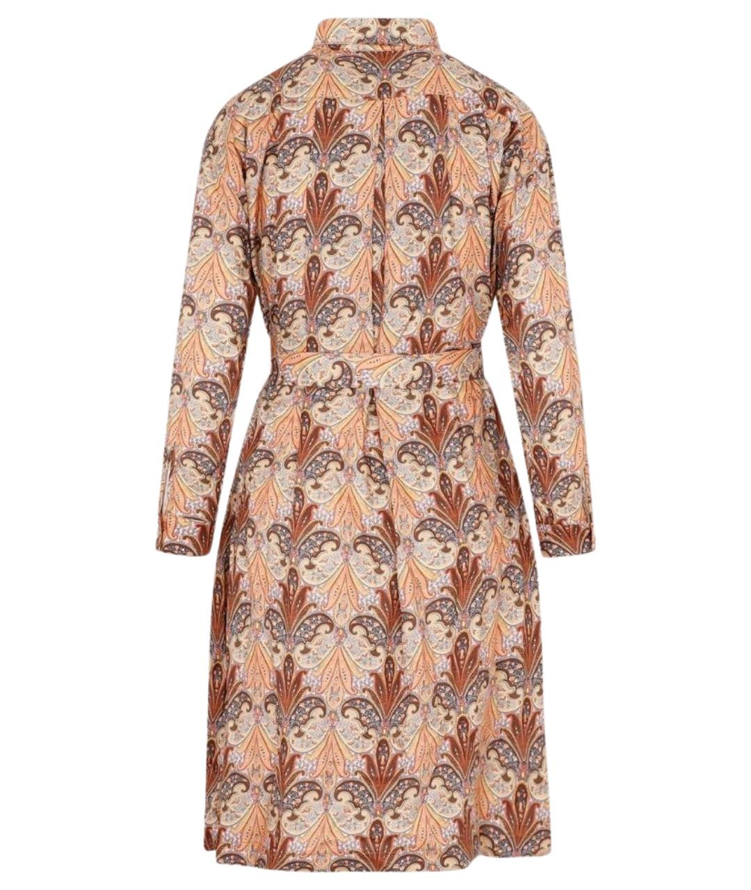 ETRO Мульти шерстяное повседневное платье, фото 2