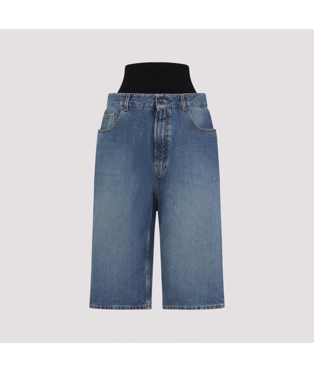 ALAIA Синие хлопковые шорты, фото 3