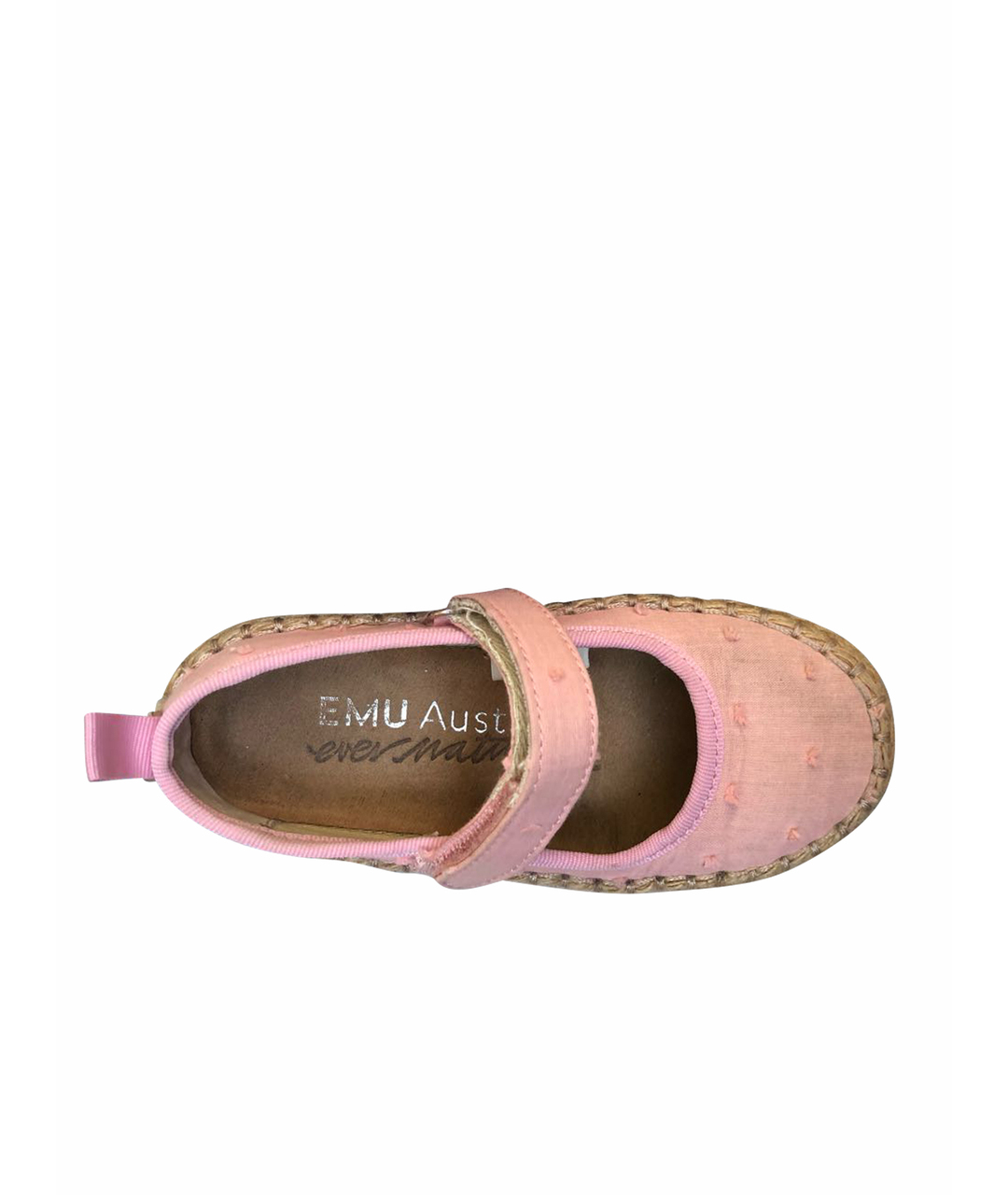 EMU KIDS Розовые текстильные туфли, фото 1