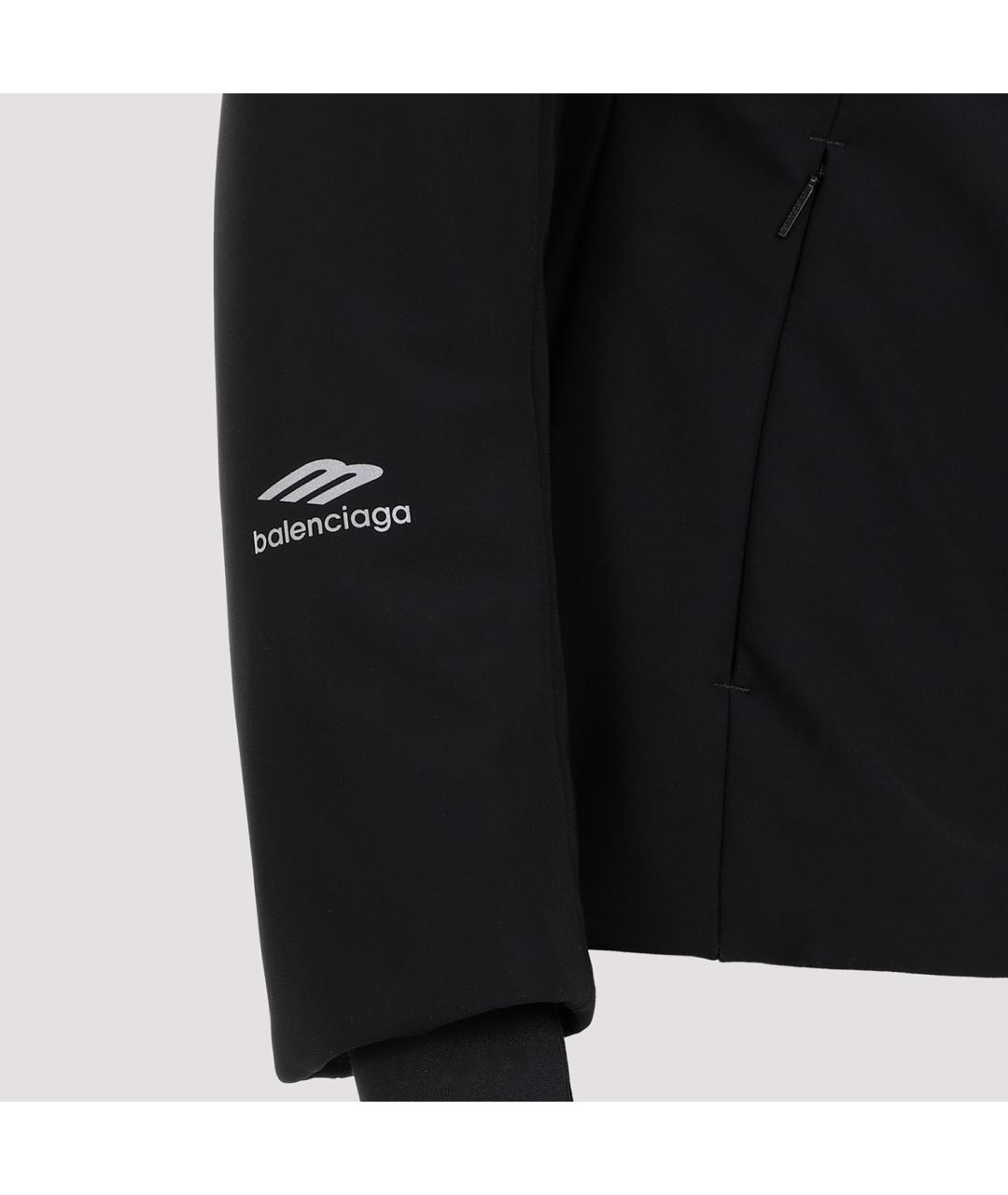 BALENCIAGA Черная полиамидовая куртка, фото 6