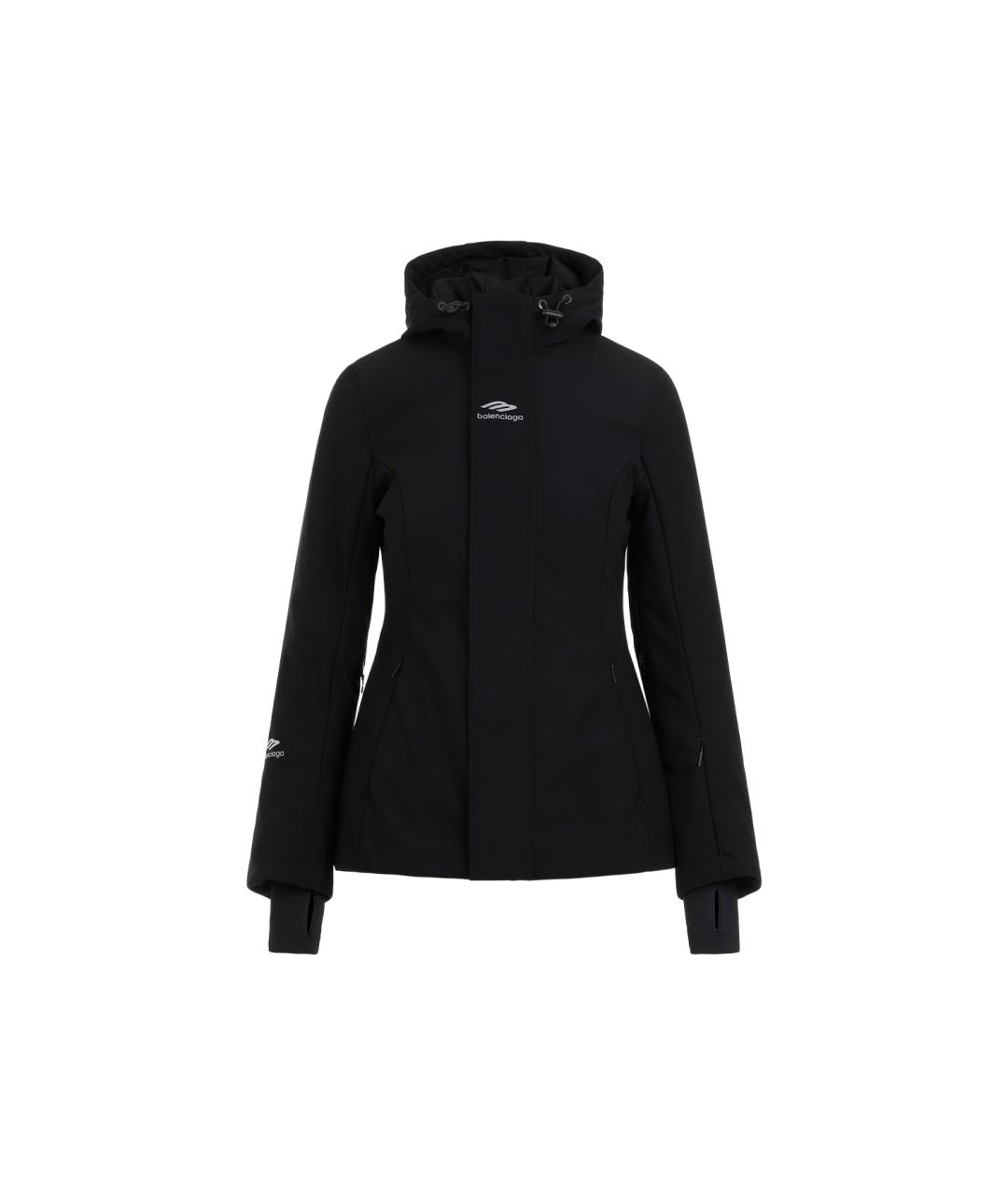 BALENCIAGA Черная полиамидовая куртка, фото 1