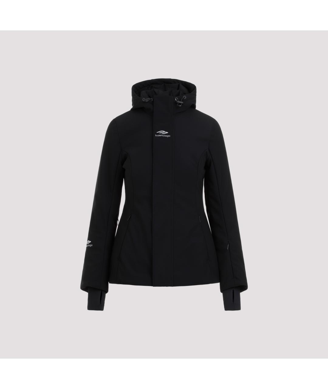 BALENCIAGA Черная полиамидовая куртка, фото 2