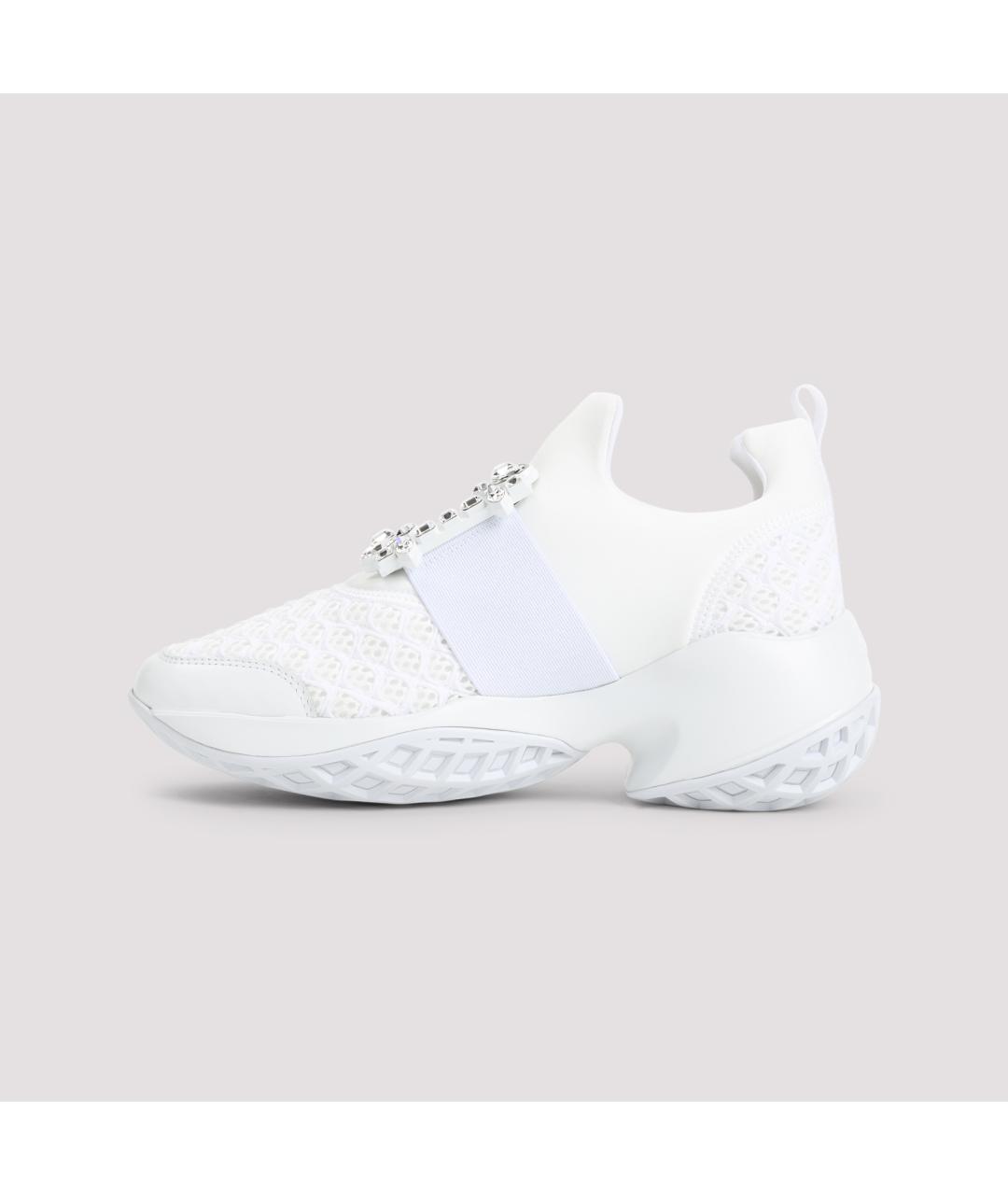 ROGER VIVIER Белые синтетические кроссовки, фото 2