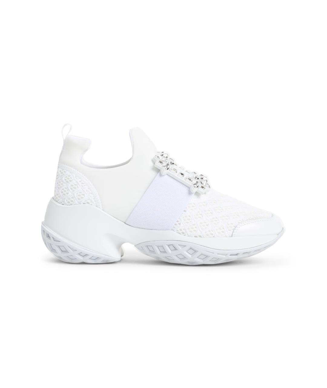 ROGER VIVIER Белые синтетические кроссовки, фото 1