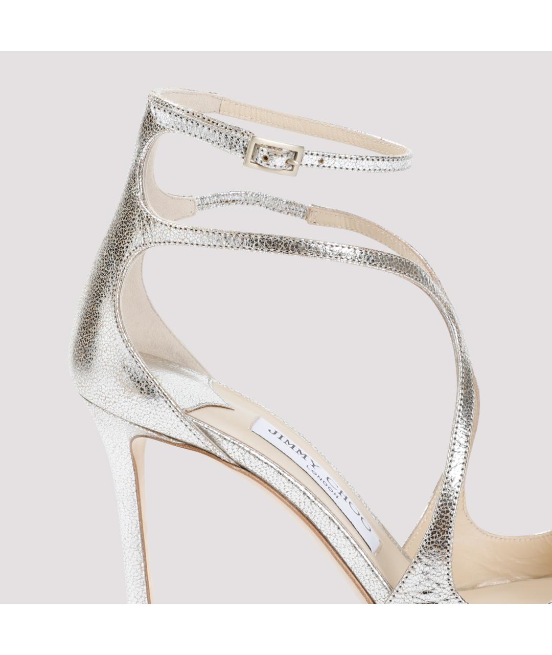 JIMMY CHOO Мульти кожаные босоножки, фото 6
