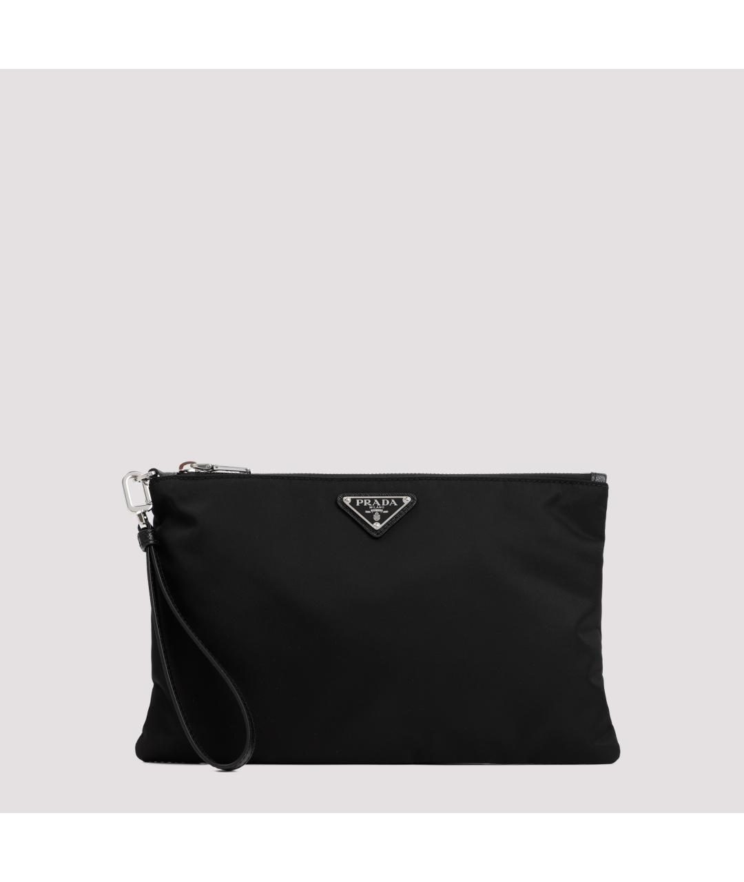 PRADA Черная синтетическая папка для документов, фото 2