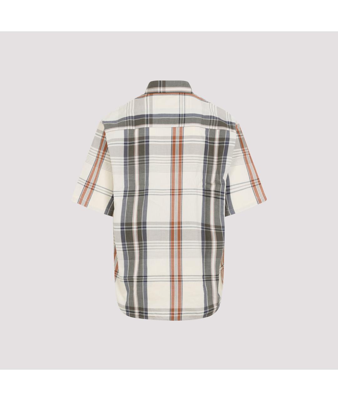 CARHARTT WIP Бежевая хлопковая кэжуал рубашка, фото 4