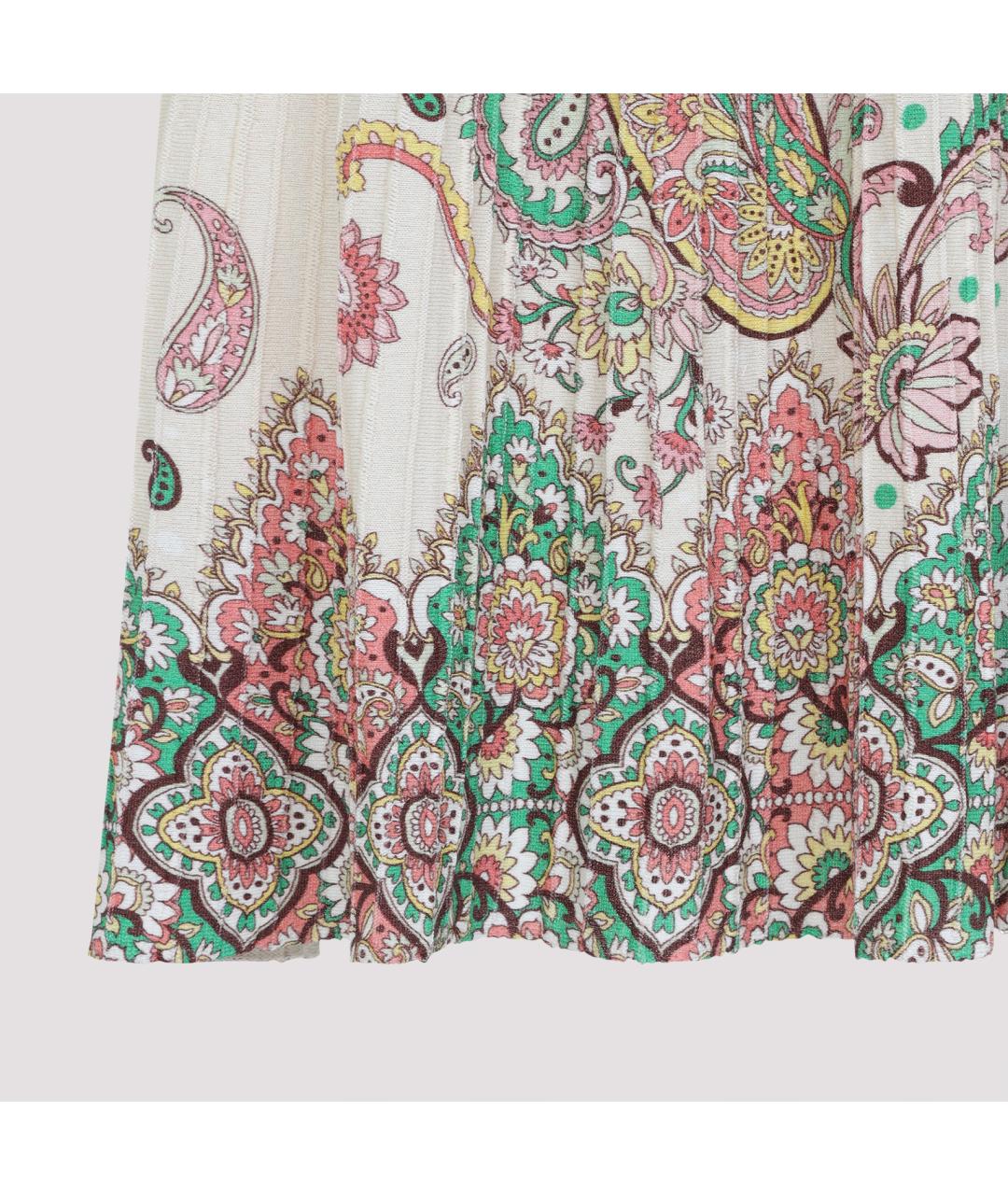 ETRO Мульти хлопковое платье, фото 5