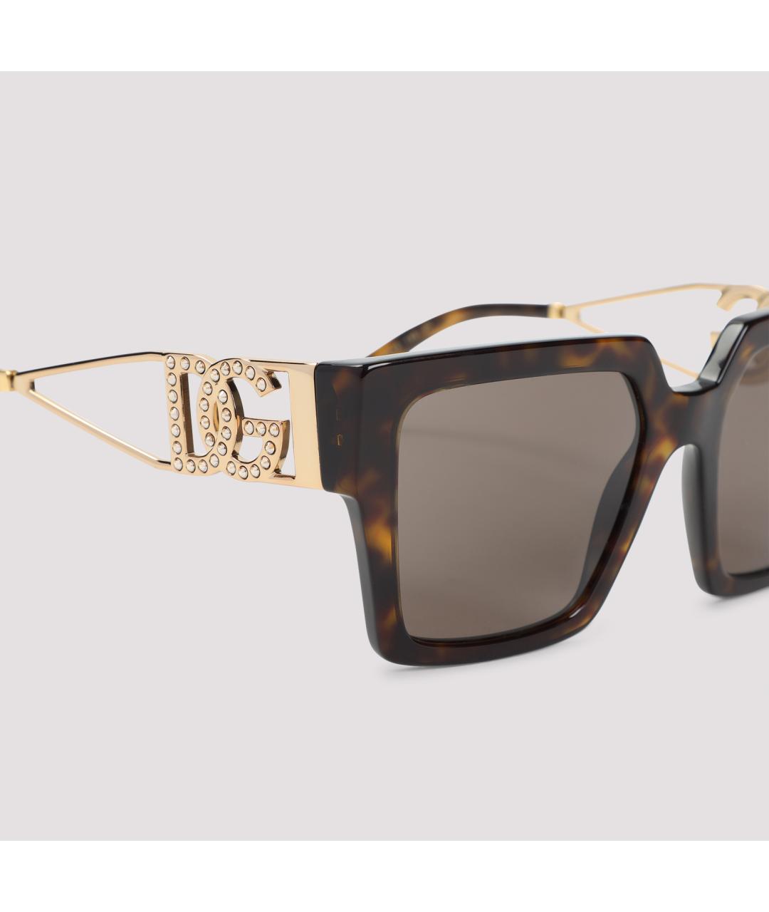 DOLCE&GABBANA Мульти металлические солнцезащитные очки, фото 5