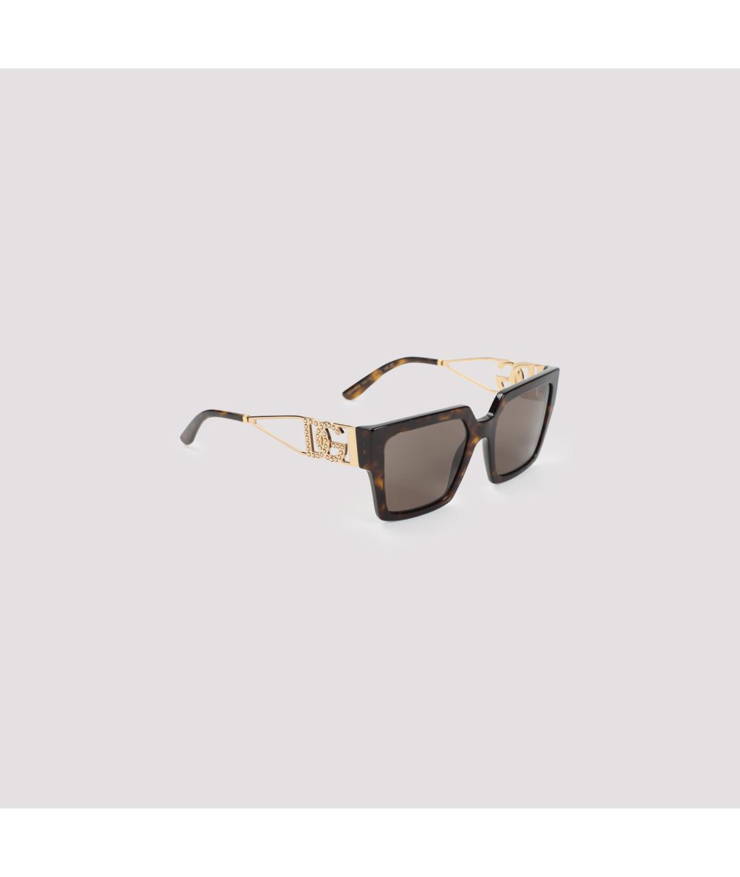 DOLCE&GABBANA Мульти металлические солнцезащитные очки, фото 3