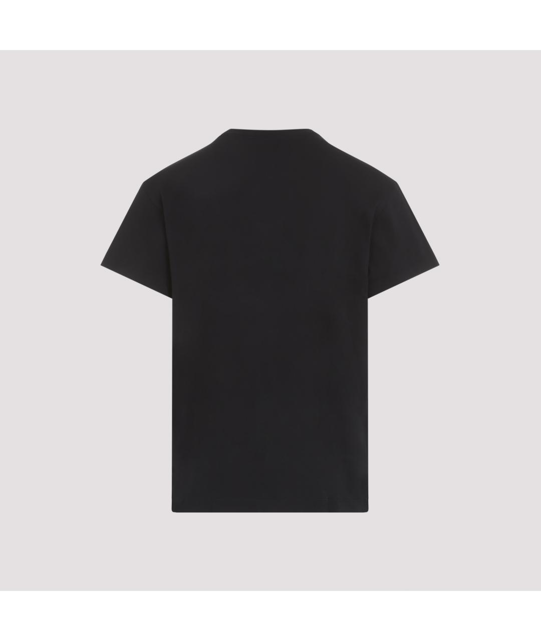 JIL SANDER Антрацитовая хлопковая футболка, фото 4
