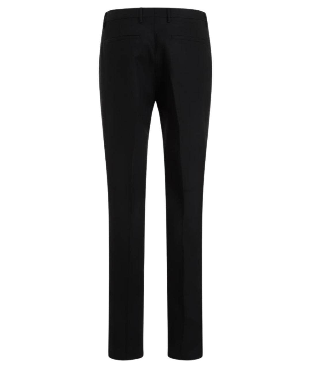 ETRO Черные шерстяные повседневные брюки, фото 2