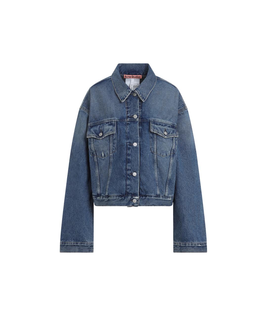 ACNE STUDIOS Синяя деним куртка, фото 1
