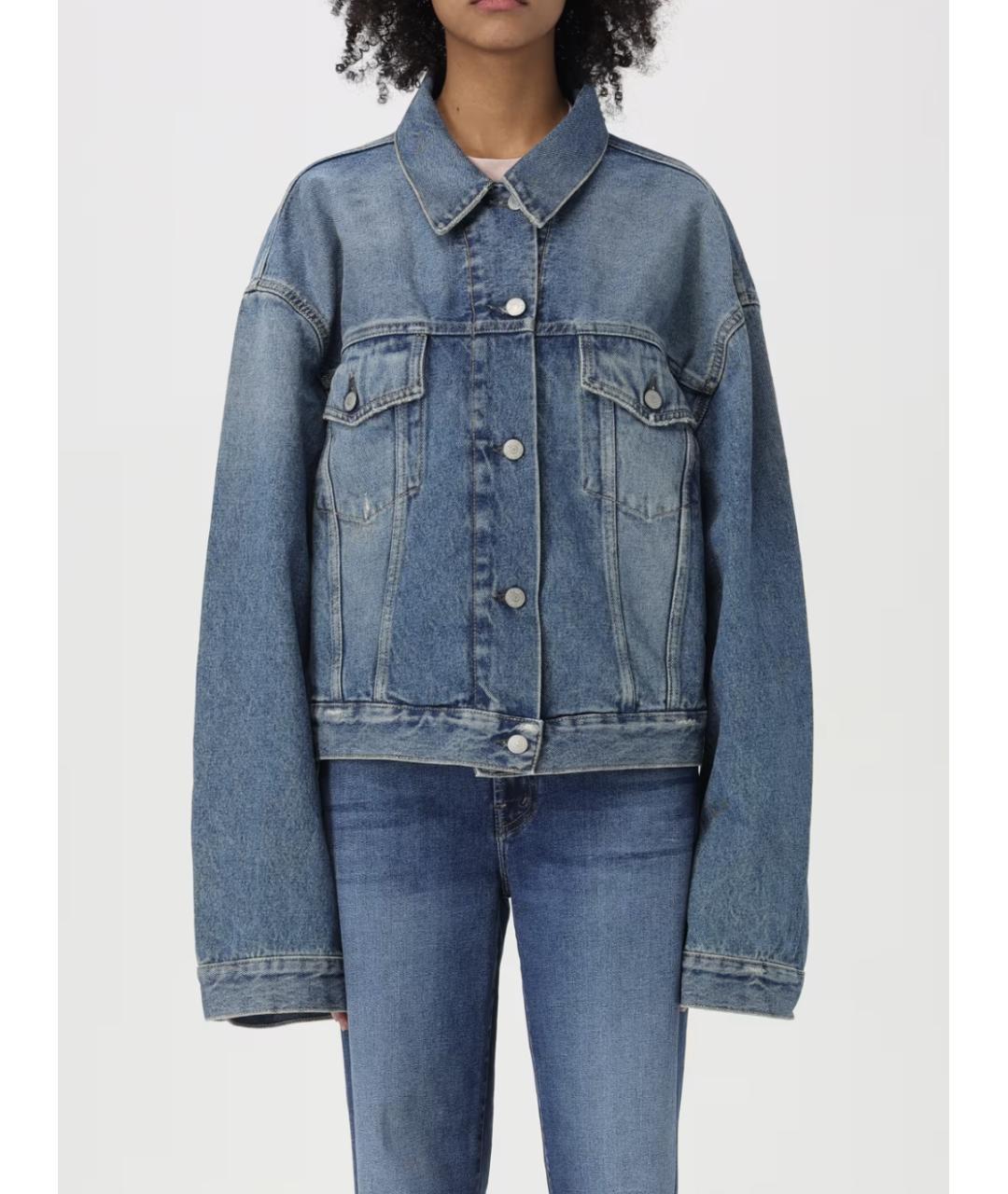 ACNE STUDIOS Синяя деним куртка, фото 6
