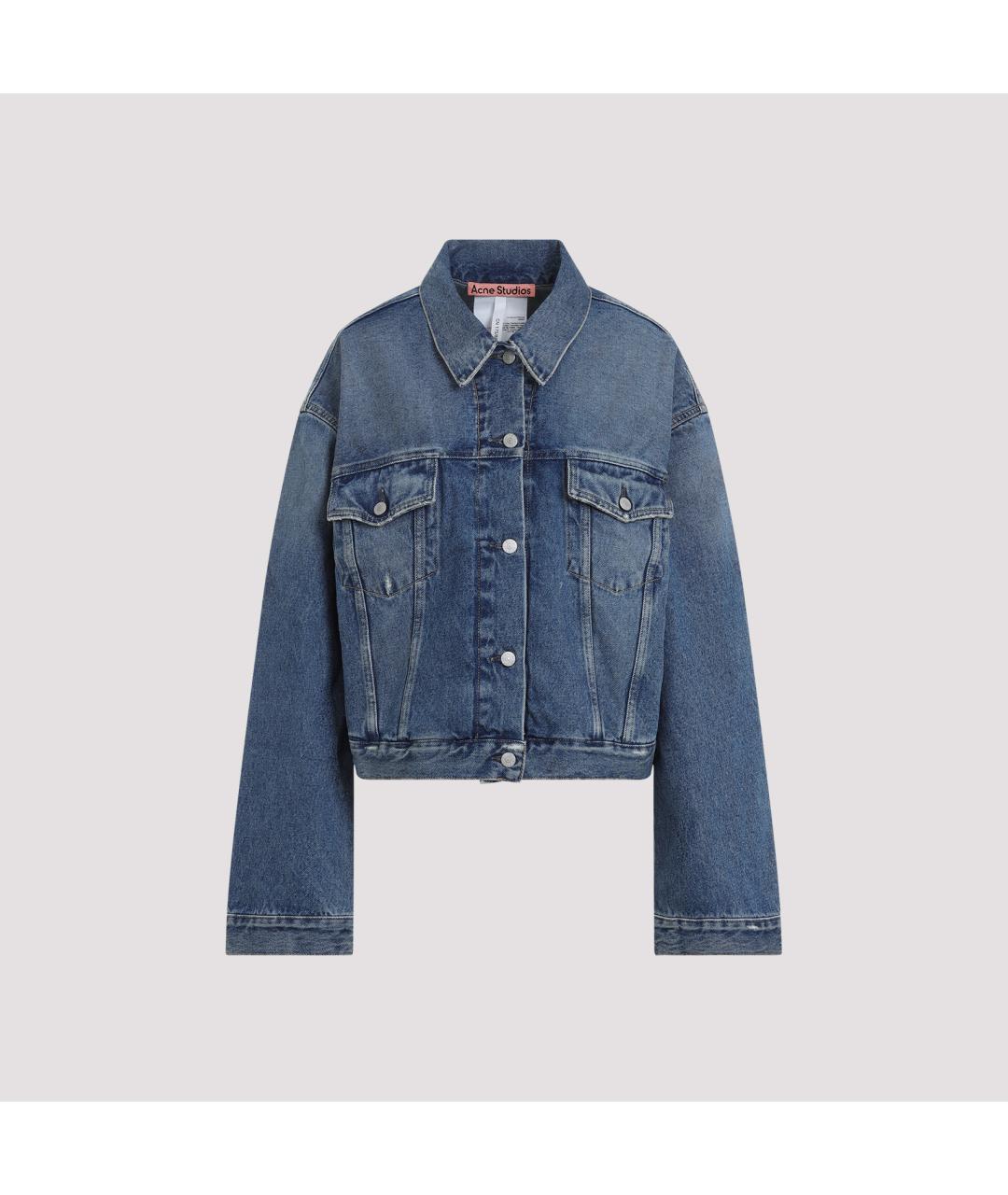 ACNE STUDIOS Синяя деним куртка, фото 3