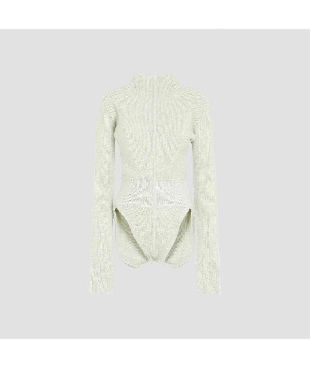 RICK OWENS Зеленые шерстяное боди, фото 3