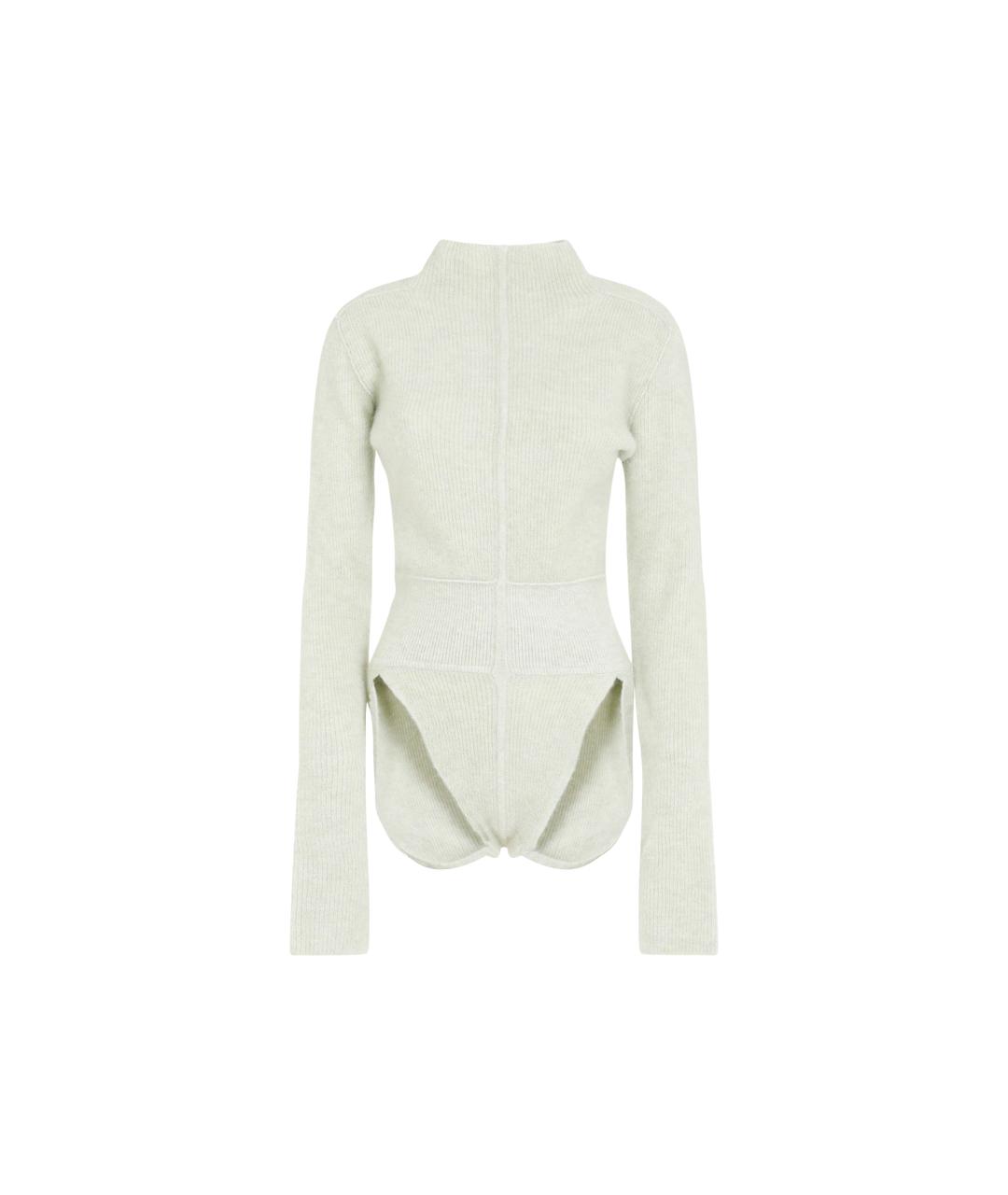 RICK OWENS Зеленые шерстяное боди, фото 1