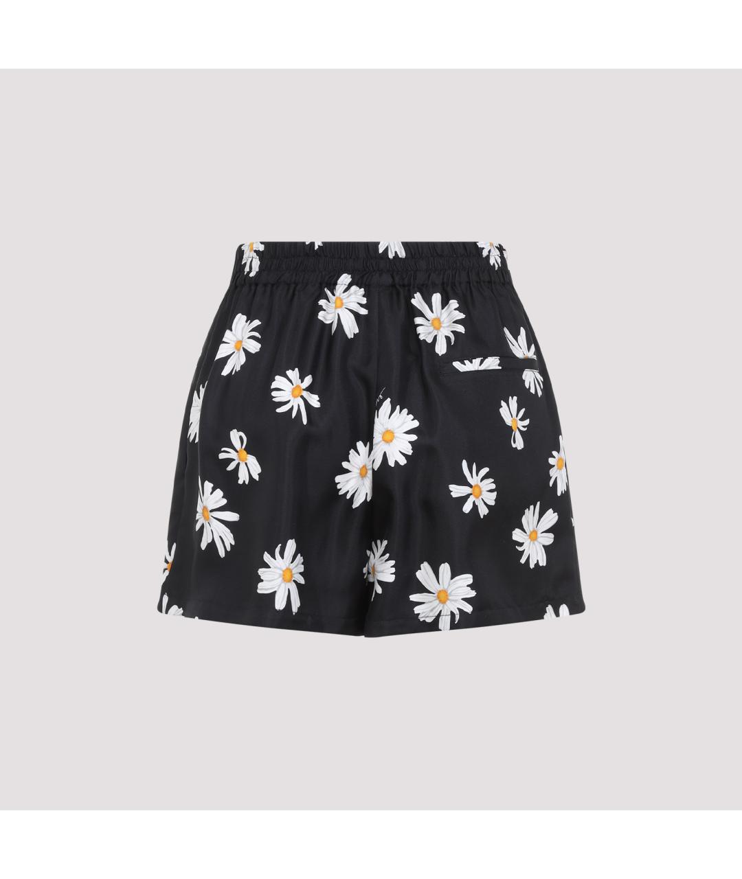 MOSCHINO Черные шелковые шорты, фото 4