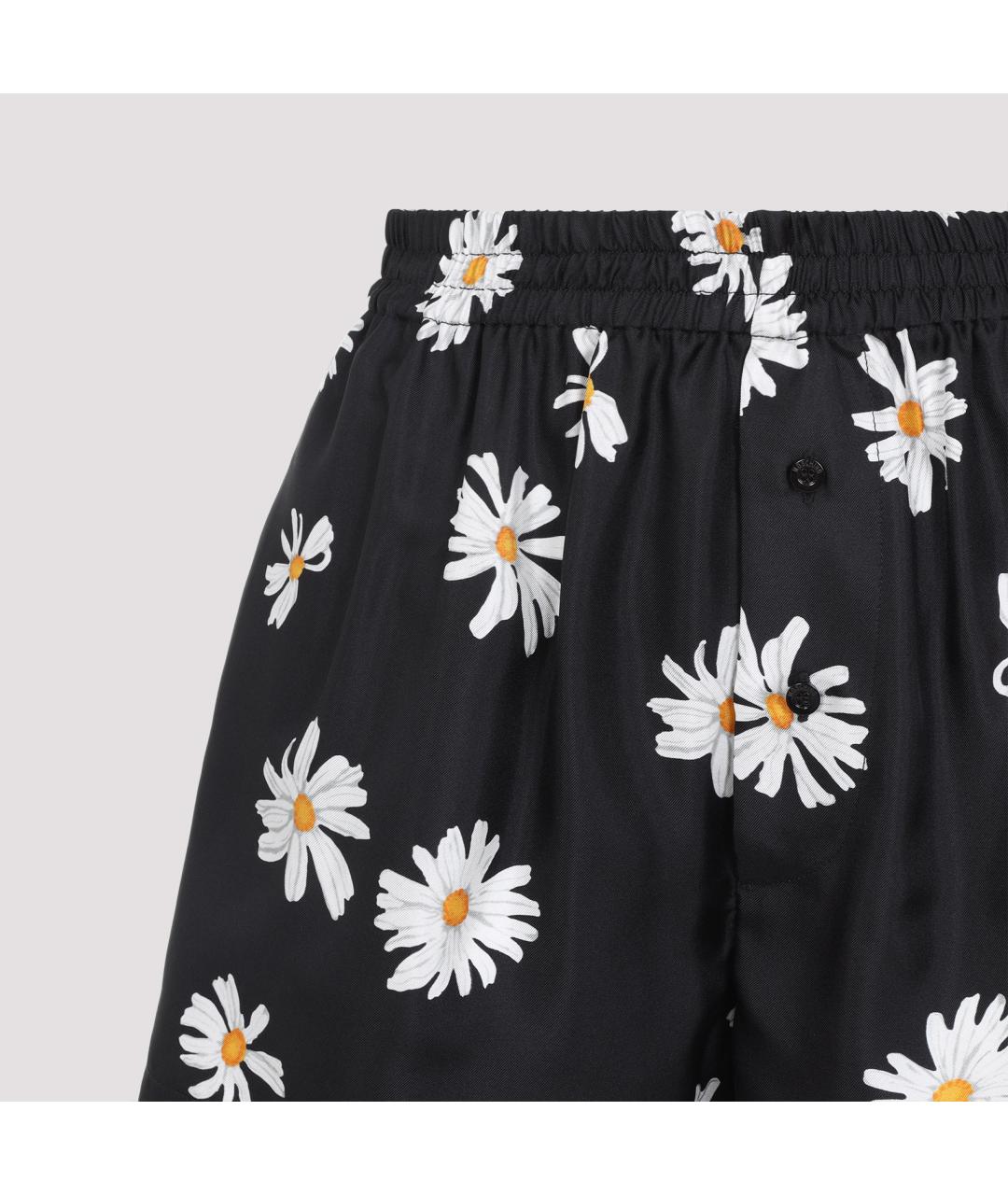 MOSCHINO Черные шелковые шорты, фото 5