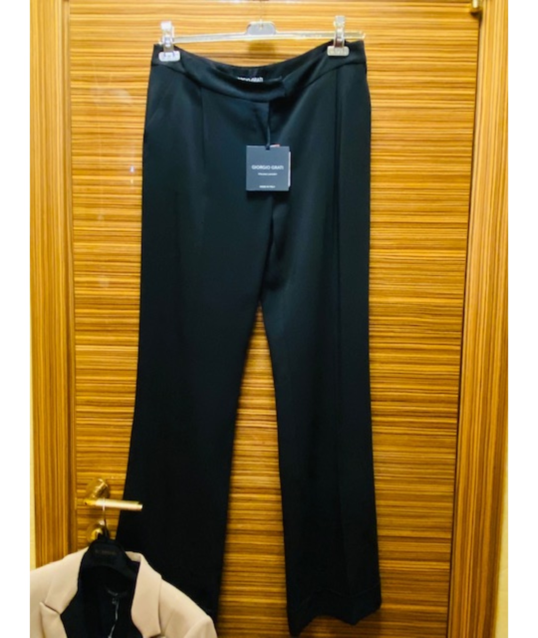 GIORGIO GRATI Бежевый шерстяной костюм с брюками, фото 5