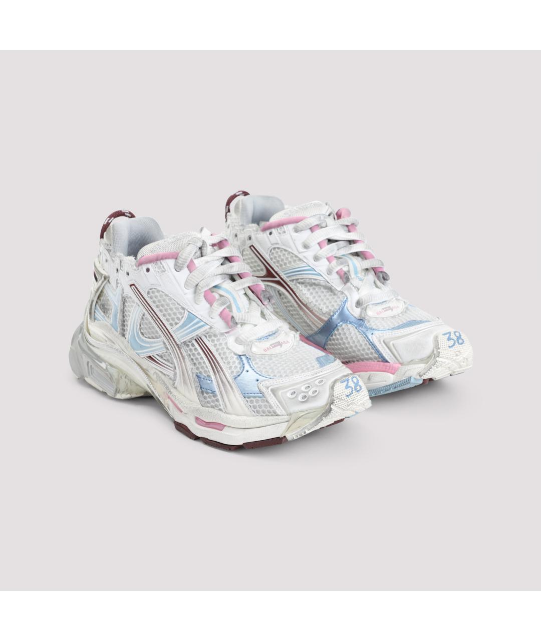 BALENCIAGA Белые кроссовки, фото 5