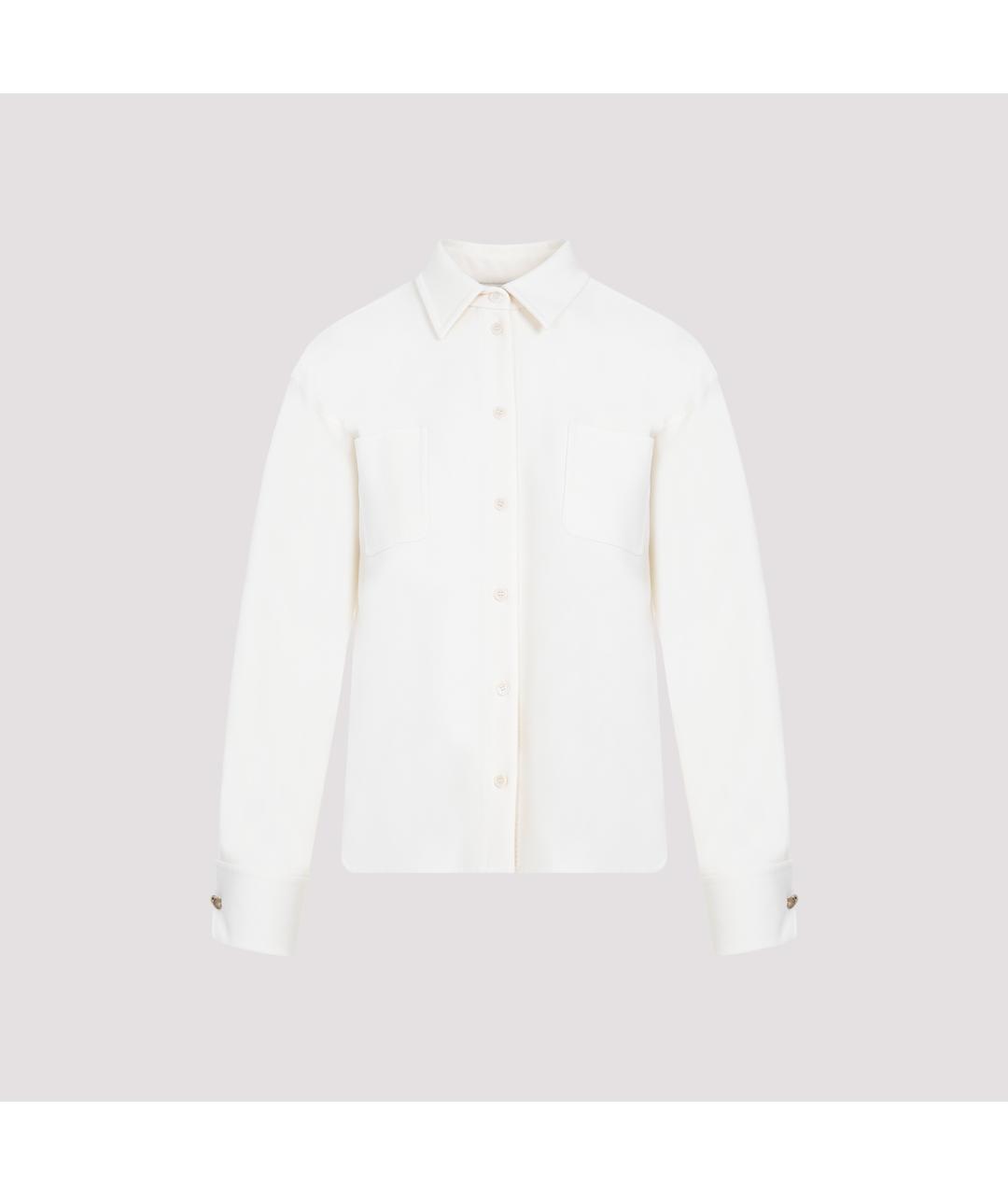 MAX MARA Белая шерстяная рубашка, фото 2