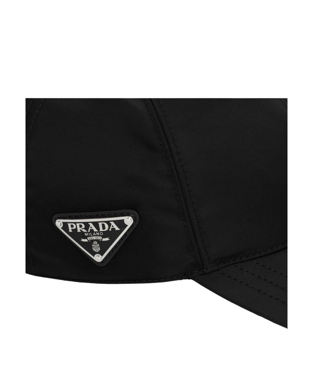 PRADA Черная кепка/бейсболка, фото 4