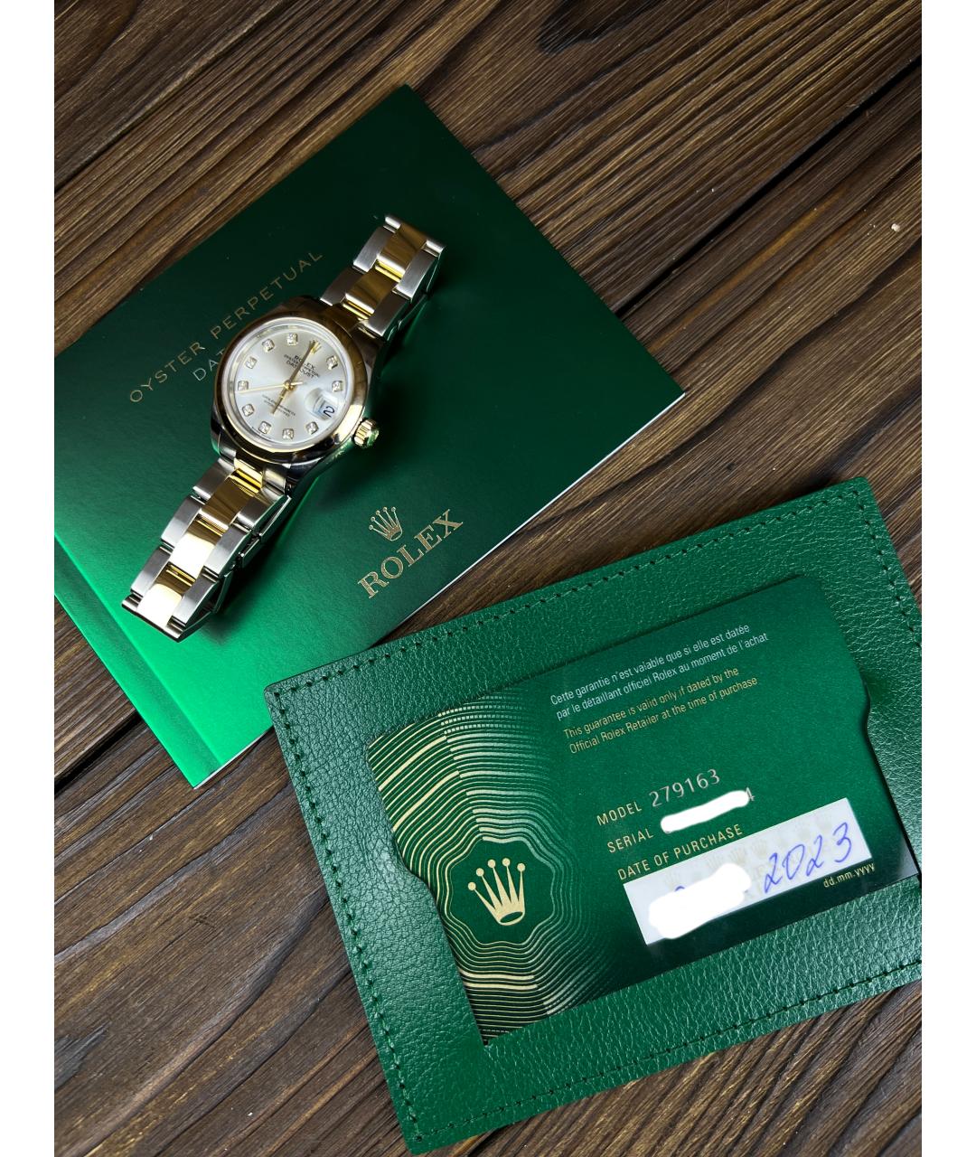 ROLEX Часы из желтого золота, фото 2
