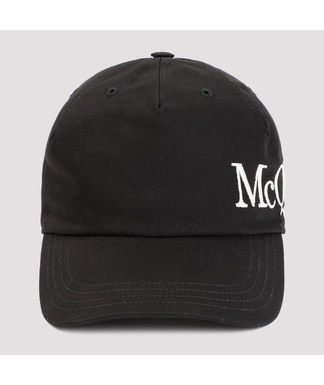 ALEXANDER MCQUEEN Черная хлопковая кепка/бейсболка, фото 3