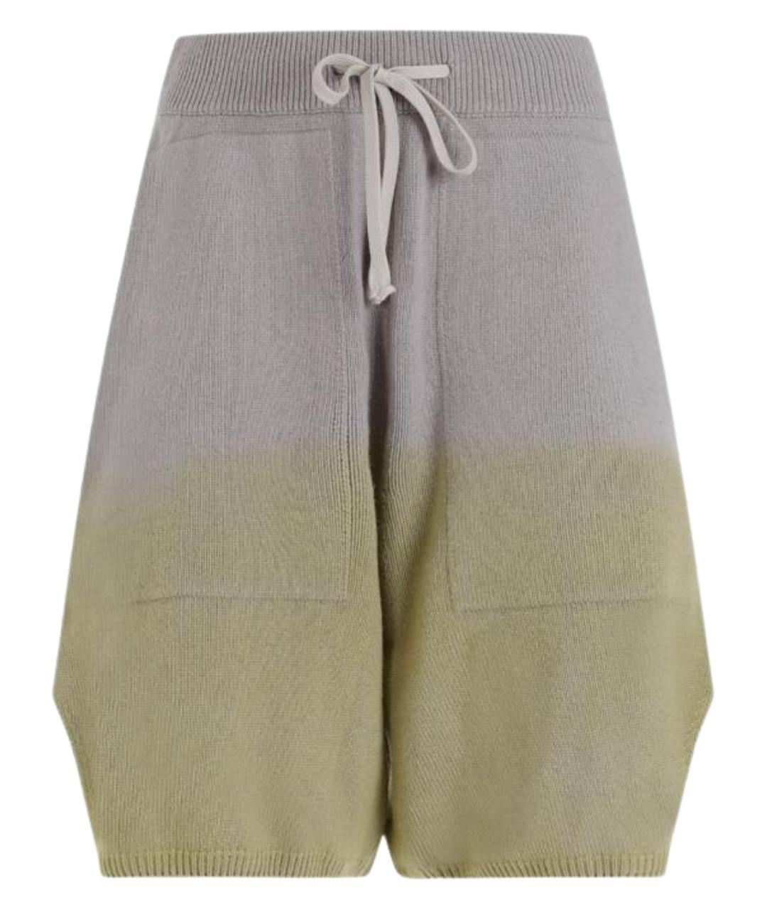 MONCLER Хаки кашемировые шорты, фото 1