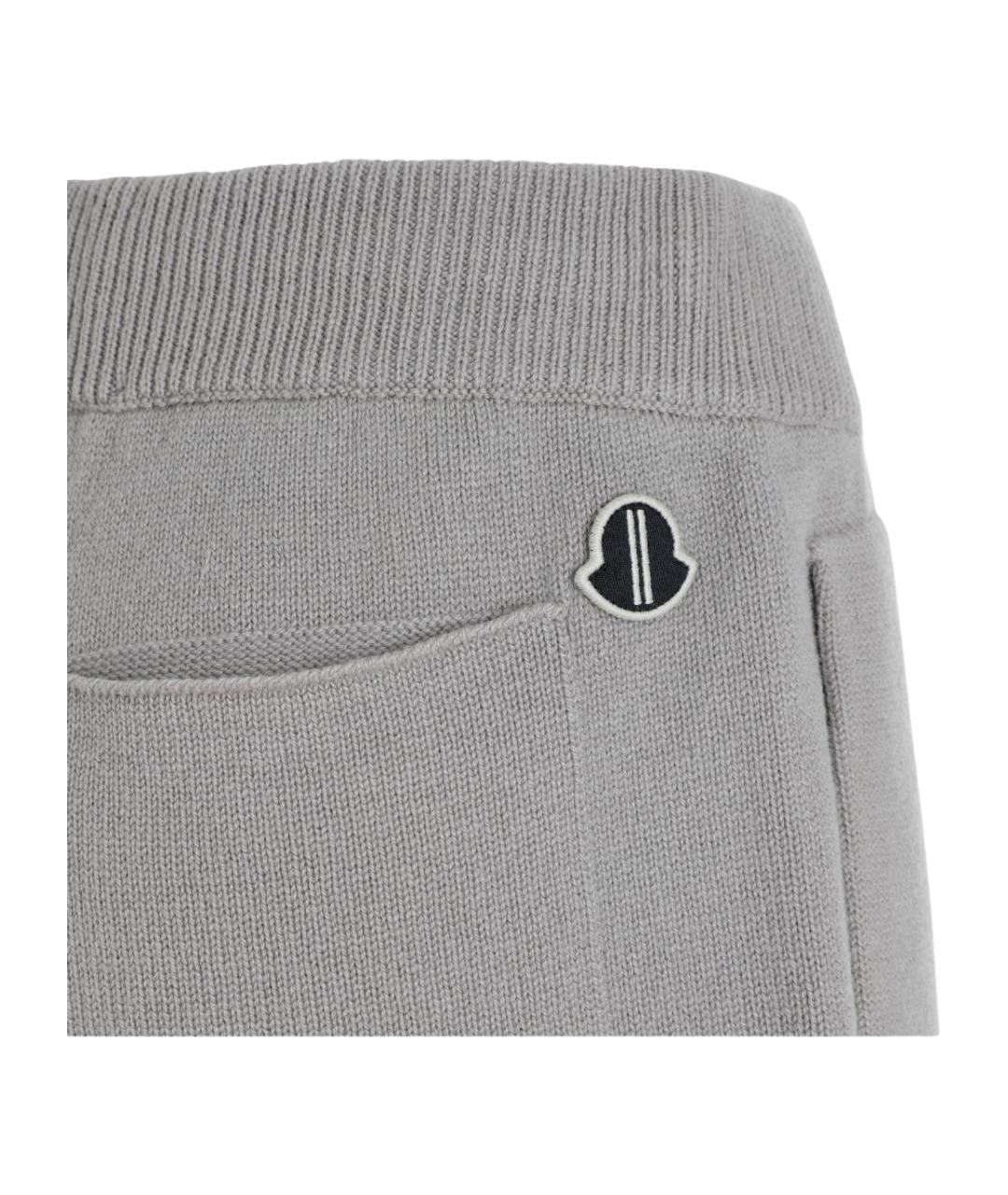 MONCLER Хаки кашемировые шорты, фото 4