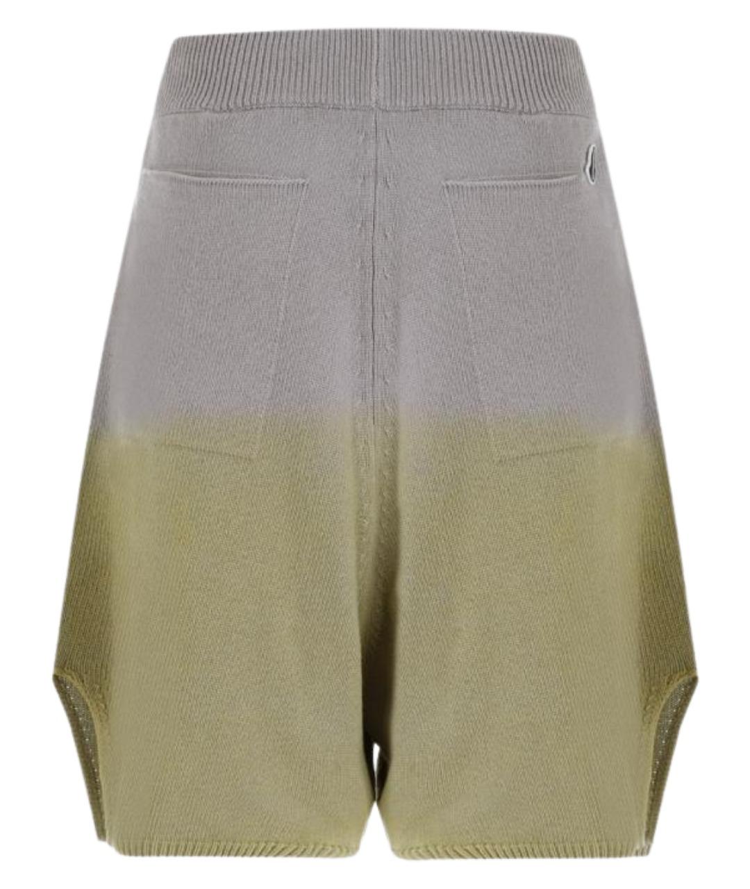 MONCLER Хаки кашемировые шорты, фото 2