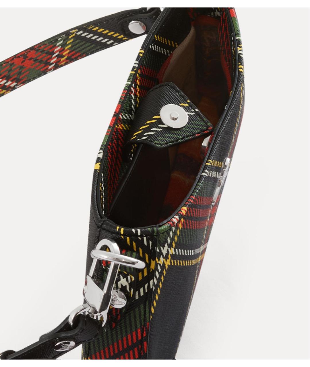 VIVIENNE WESTWOOD Бордовая хлопковая сумка с короткими ручками, фото 5