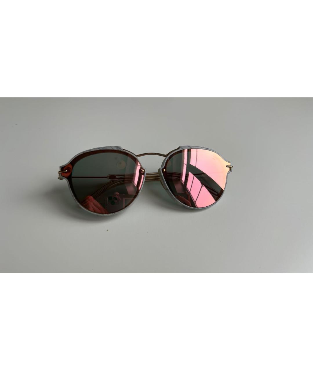 CHRISTIAN DIOR Розовые пластиковые солнцезащитные очки, фото 4