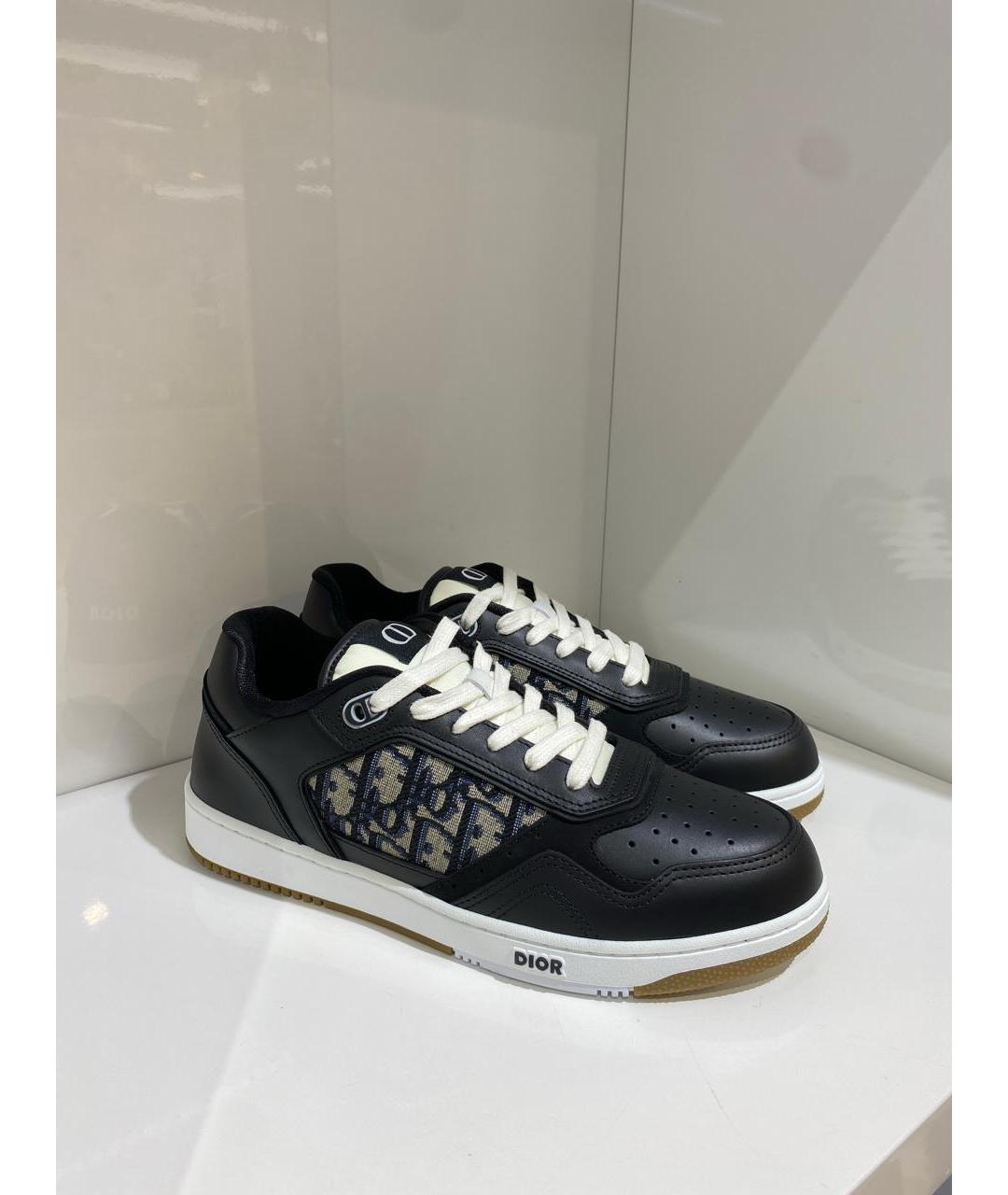 CHRISTIAN DIOR Черные низкие кроссовки / кеды, фото 5