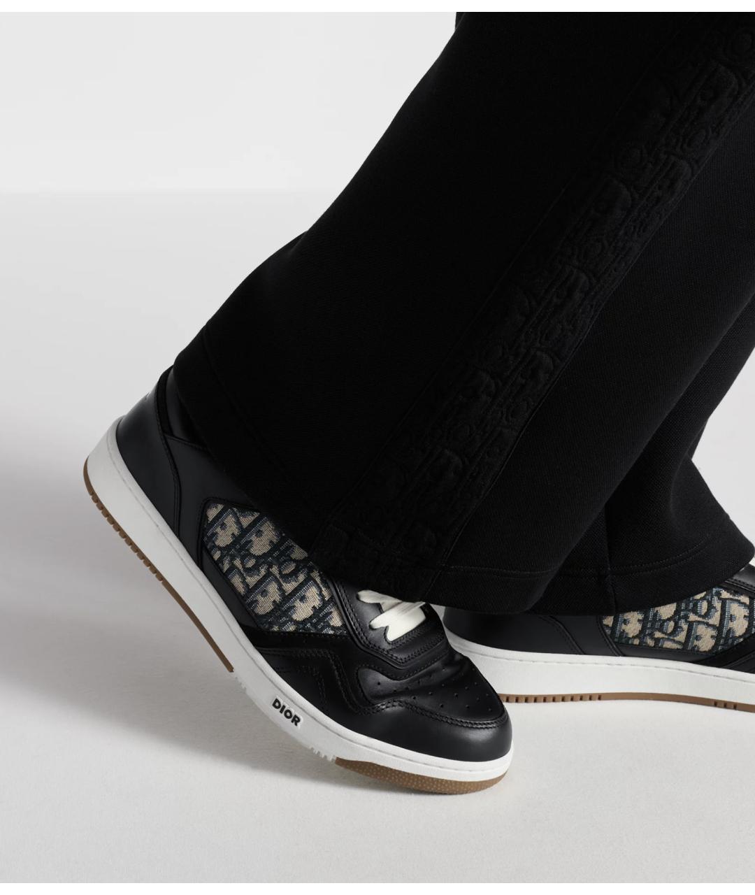 CHRISTIAN DIOR Черные низкие кроссовки / кеды, фото 4