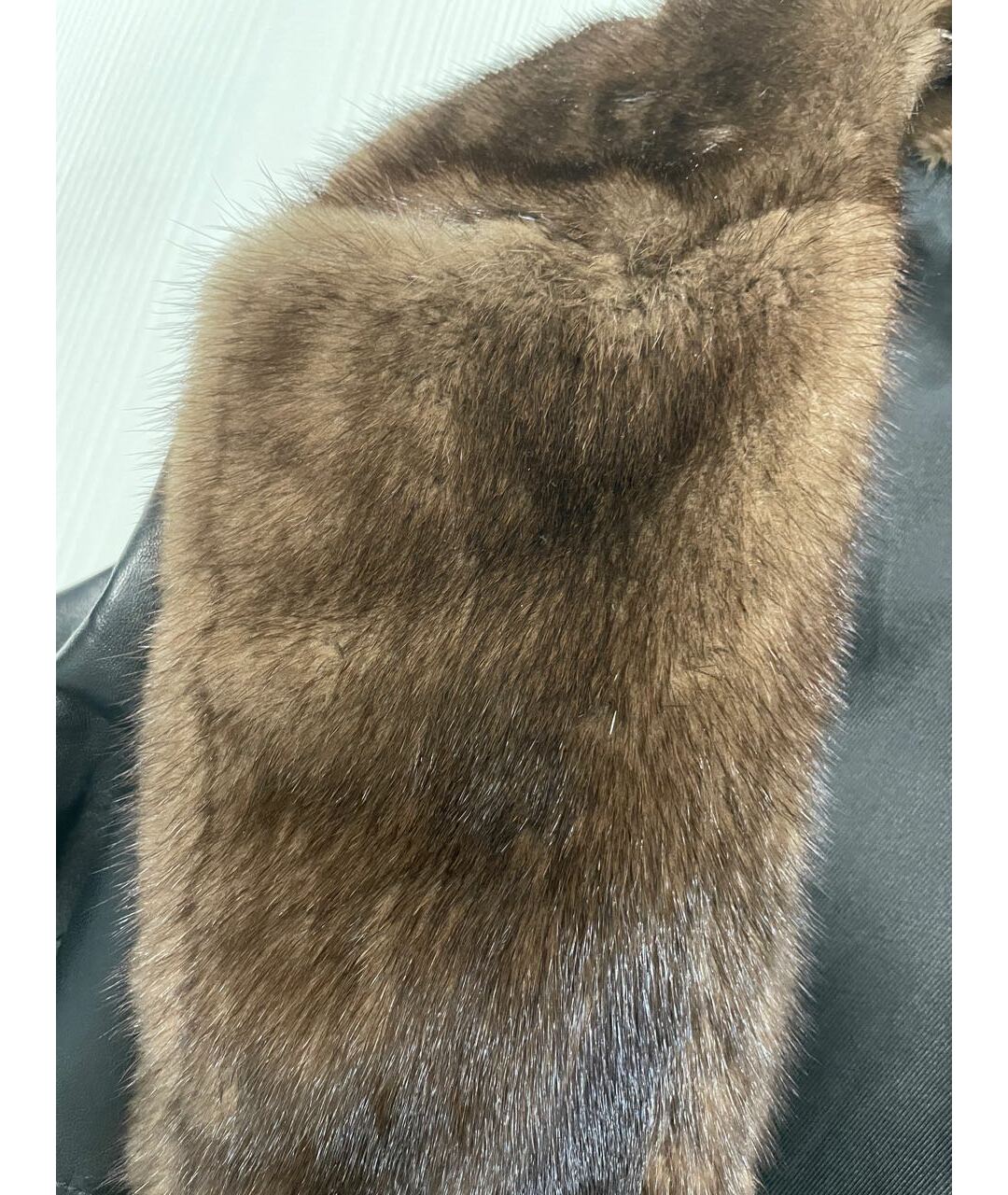 SAINT LAURENT Коричневая кожаная куртка, фото 4
