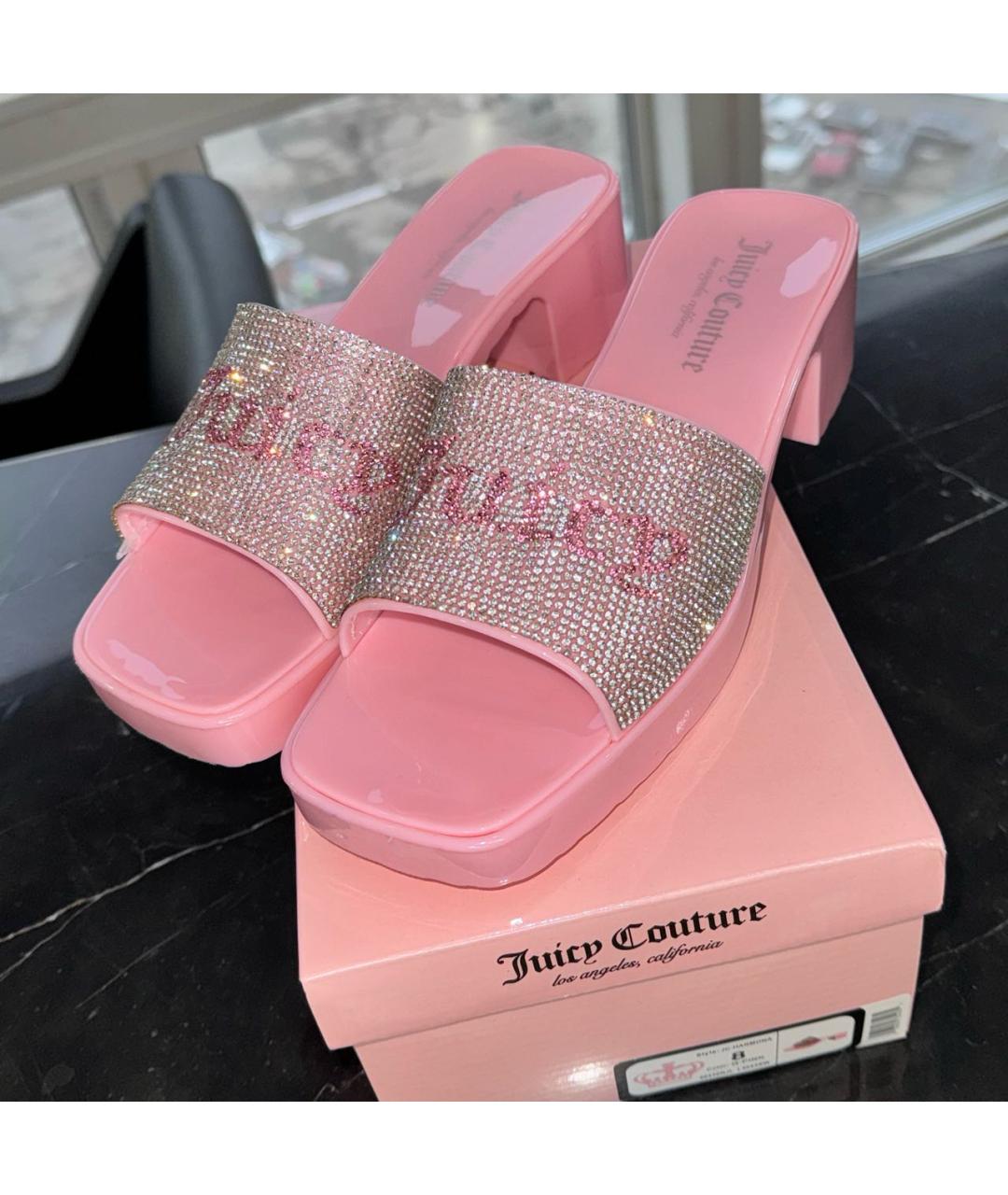 JUICY COUTURE Розовые босоножки, фото 7
