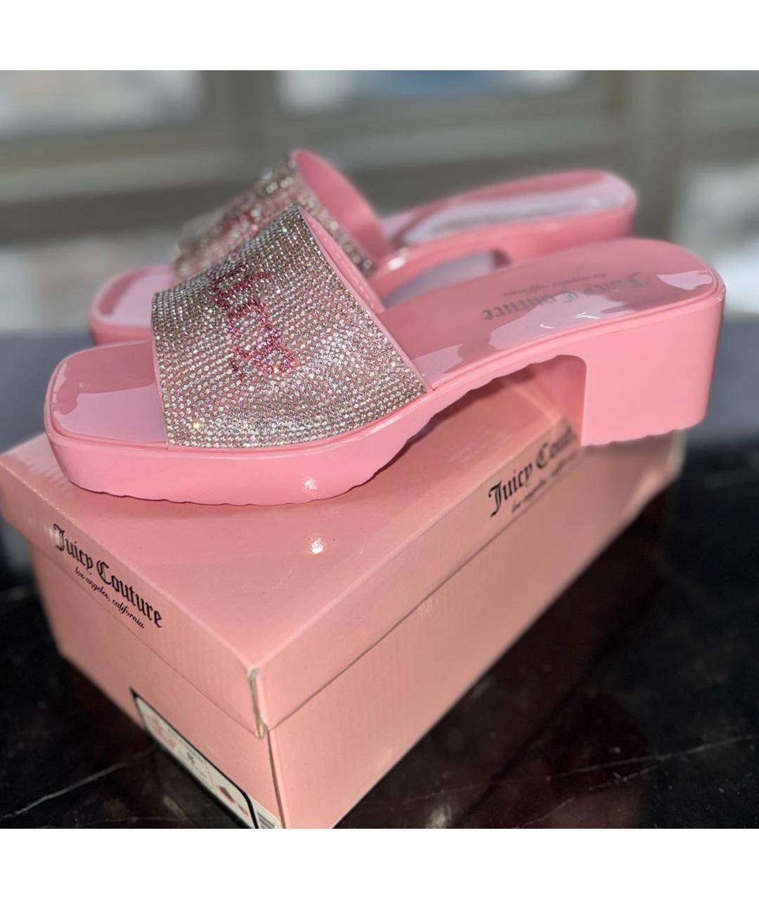JUICY COUTURE Розовые босоножки, фото 6
