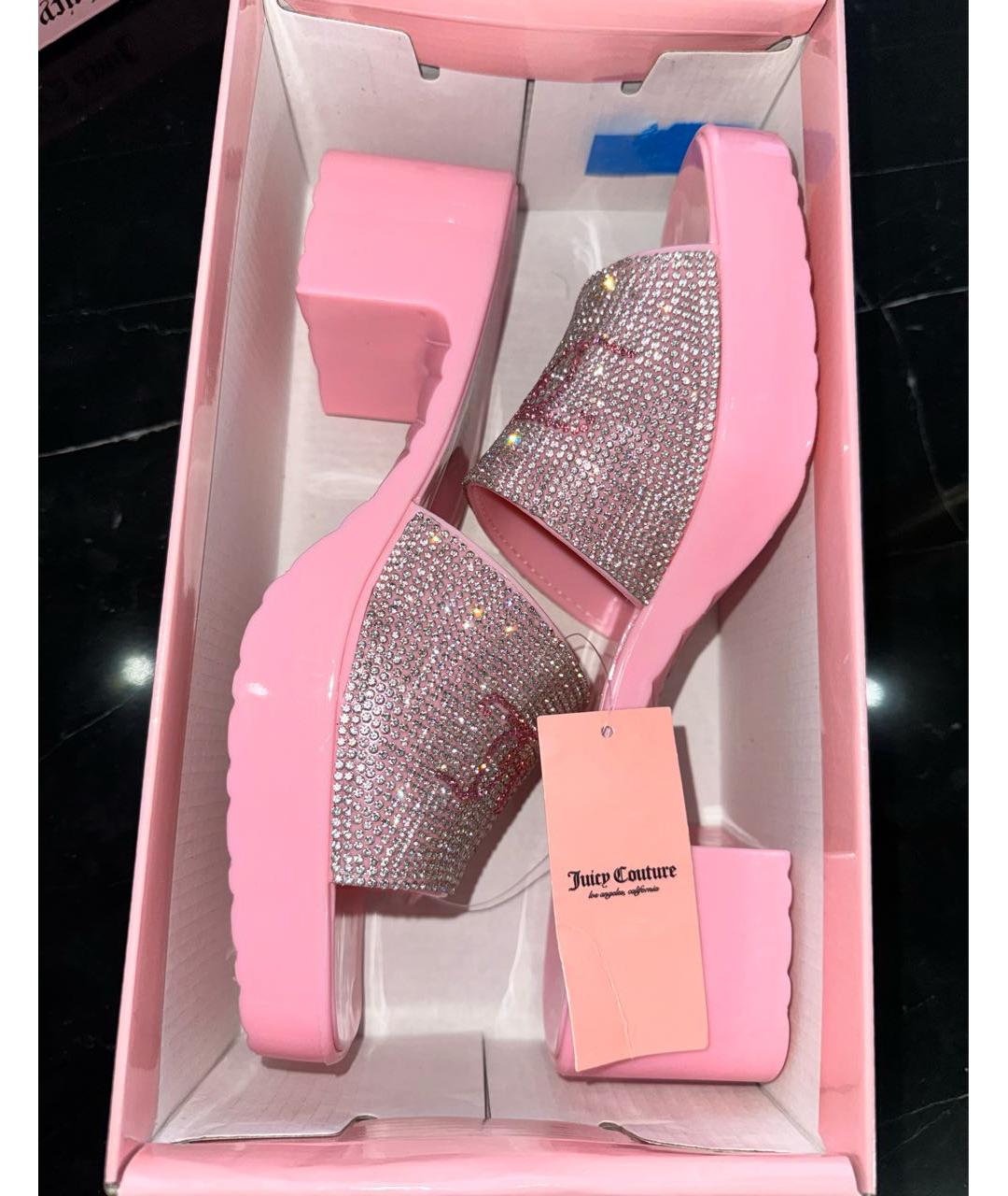 JUICY COUTURE Розовые босоножки, фото 8