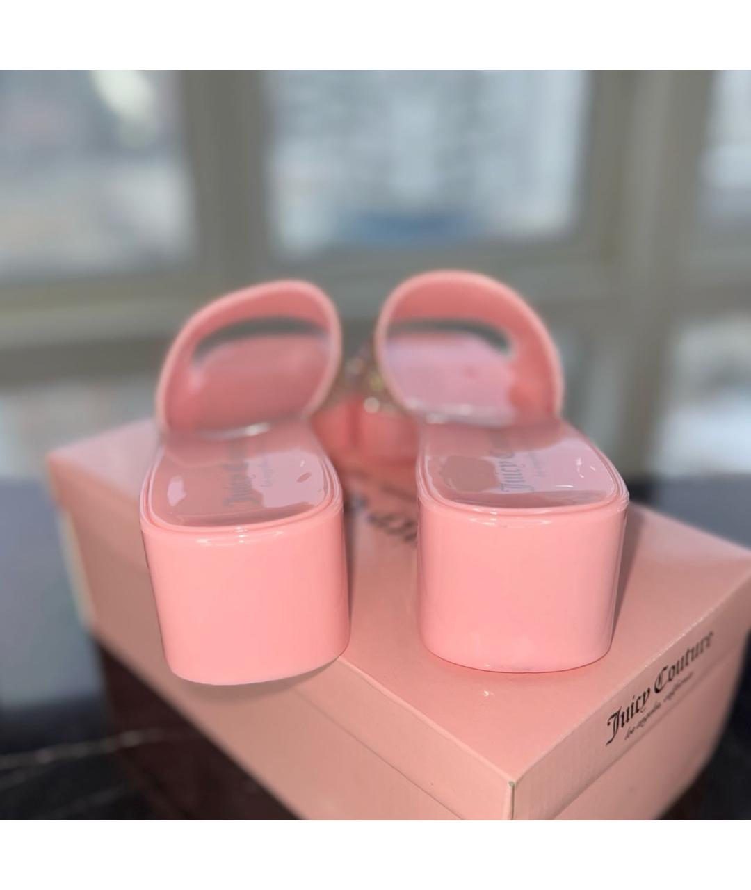 JUICY COUTURE Розовые босоножки, фото 4