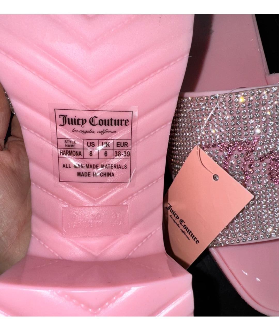 JUICY COUTURE Розовые босоножки, фото 5