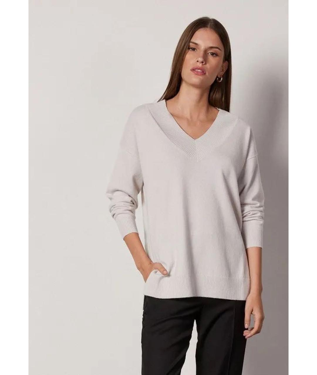 FALCONERI Серый кашемировый джемпер / свитер, фото 5