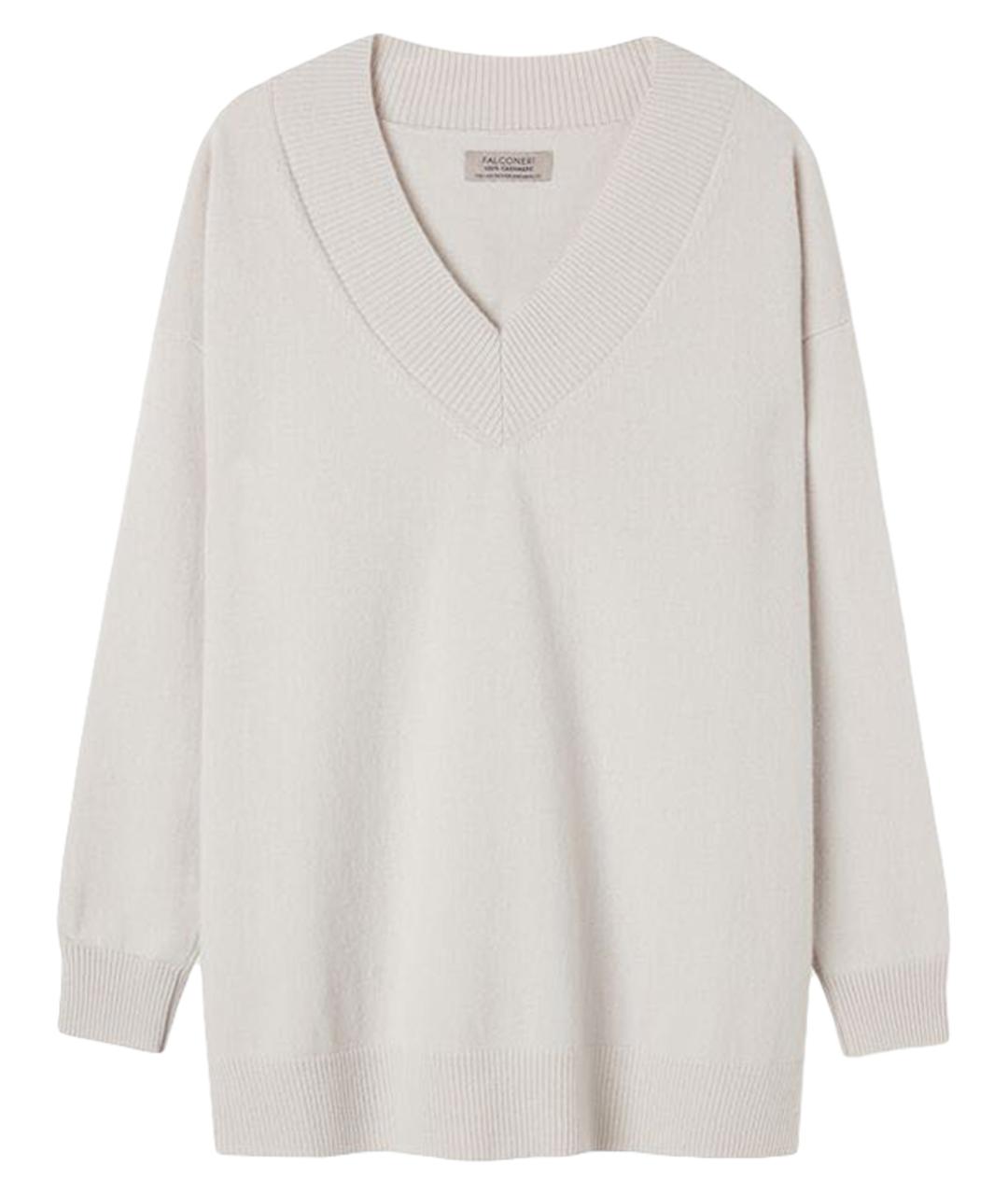 FALCONERI Серый кашемировый джемпер / свитер, фото 1